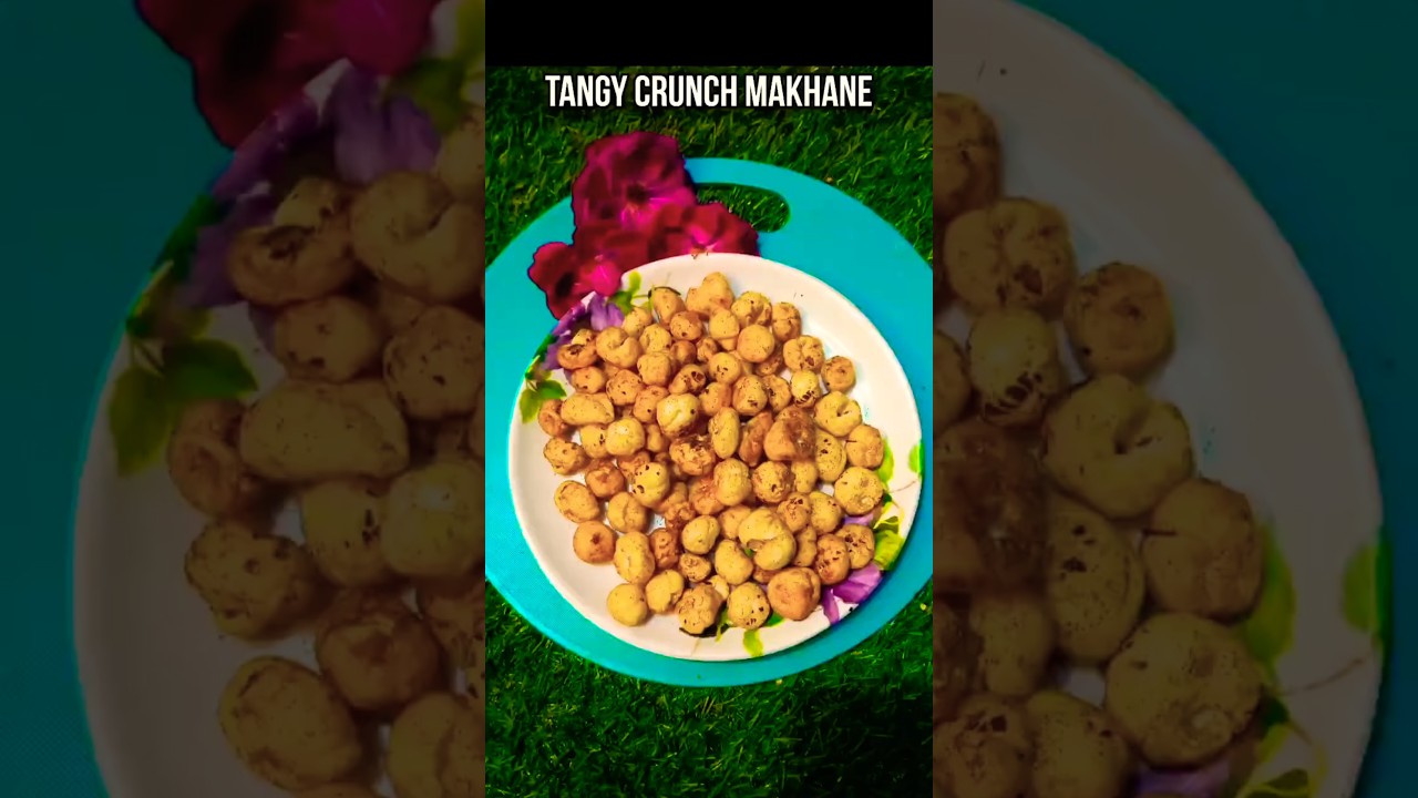 Tangy Crunch Makhane | Healthy Snack Recipe in 1 Min #youtubeshorts @HostelKitchenOfficial Tangy Crunch Makhane | Healthy Snack Recipe in 1 Min #youtubeshorts @HostelKitchenOfficial
