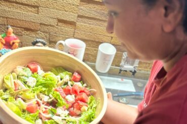 Delicious Watermelon Feta Salad | Watermelon salad | healthy salad | cocinanispolina