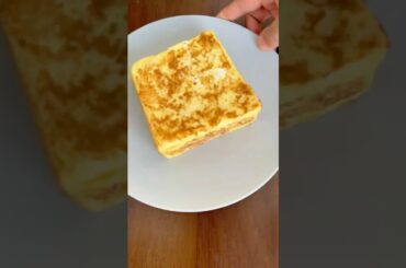 Homemade healthy and delicious ham and cucumber French toast #heathybreakfast  #breakfastsandwich