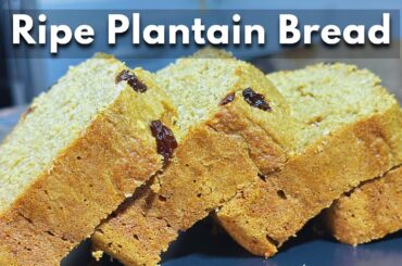 Plantain Oat Bread | super moist | No flour | No yeast | No sugar