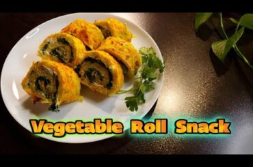 Vegetable Roll Snack | Low-Calorie and Healthy