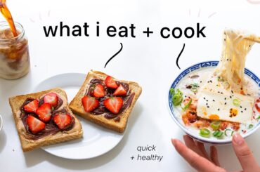 3 Days of Quick Meals. (easy, vegan & healthy-ish)