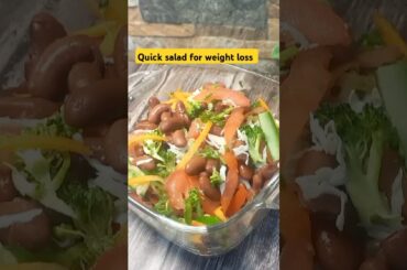 Salad for quick weight loss| Healthy salad | salad ideas #shorts #saladrecipe #weightlosssalad
