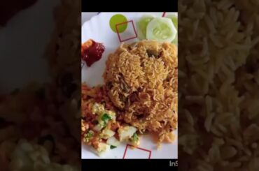 #Today's healthy breakfast recipe vegetable biryani, kosambari with Aachar and Cucumber#viral shorts