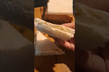 Trending bread & cheese / 2 min recipe / Easy breakfast #shorts #bread recipe #share #tastyfood