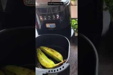 Healthy Banana Fry In Air Fryer||healthy snacks #recipe