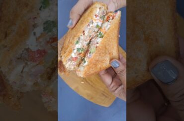 viral High Protein Paneer Sandwich #shortfeed #shorts #viralvideo