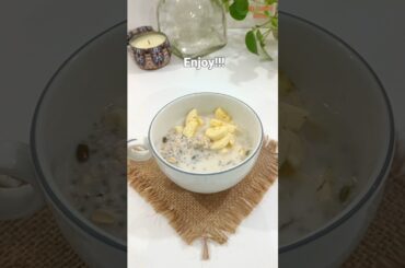 Instant oats chia seeds breakfast #recipe