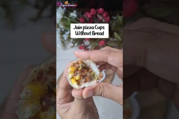 Jain pizza Cups without Bread| healthy Tasty pizza | tea time snacks recipe @JignaGosar