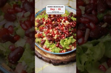 Day - 01 | Healthy Recipes for Perimenopause/Menopause | Kindly Beans Salad #trending #estrogendiet