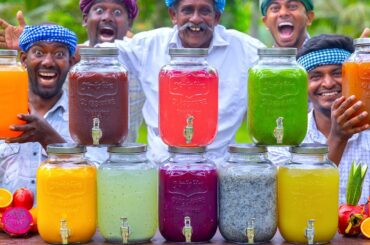 COLORFUL JUICE | 10 VARIETY of Healthy Juices | Summer Health Drink | Natural Refreshing Fresh Juice