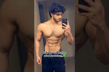 Chicken salad for fatloss #shorts#fitness#gym