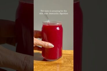 Beetroot juice recipe #skinglow #guthealth #weightloss #recipe #healthyrecipes #acne