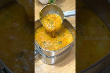 Lunch Recipe: Rice n dal kulambu n chicken fry | fruit #shortfeed #lunchbox #lunchideas