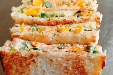 Curd Sandwich Recipe | Vegetable  Curd Sandwich | Healthy And Tasty Sandwich