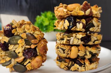 I don't eat sugar! Super healthy mixed Nuts Cookies ! Recipe for energy !