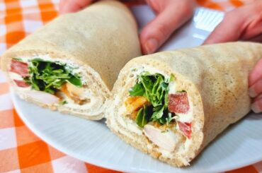 REPLACE BREAD! Delicious, LOW CALORIE, NO GLUTEN, EASY, Cheap and Quick - Snack or Lunch