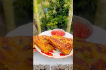 Viral Healthy No Bread Sandwich Recipe #shorts #recipe #sandwich #healthy #viralrecipe #breadrecipe