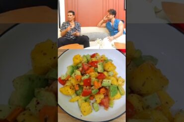 Akshay Kumar's fav "Avocado & Mango Salad" #fruitsalad #viral #shorts #food