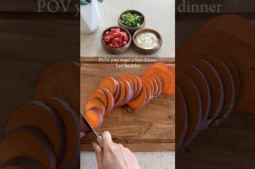 Healthy sweet potato nachos #recipe #sweetpotatorecipe