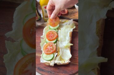 Homemade Subway| #momofhungrykids  #easyrecipes #shorts