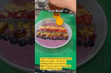 Acai Bowl #food #healthylifestyle #healthy #berries #breakfastrecipe #motivation #cooking #acaibowl