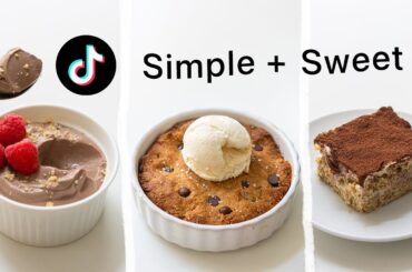 Healthy TikTok Desserts that actually work. (vegan & easy)