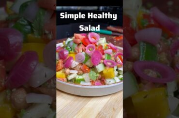 Super Healthy Simple Salad | Healthy salad recipe #salad #healthysalad #shorts #saladshort