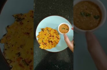 Healthy & Tasty Rawa utappam, quick,easy,breakfast recipes#food#recipe#healthy#tasty#youtubeshorts