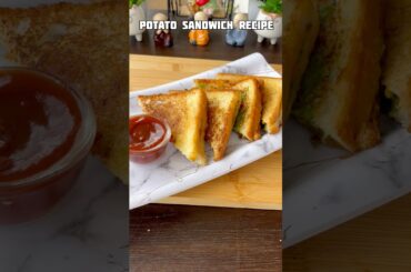 Potato sandwich recipe #shorts #recipe #sandwich #potato #trending #shortsfeed #viral #shortvideo