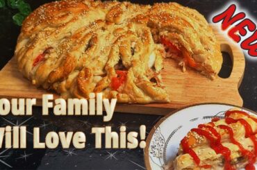 Cheesy Stuffed Bread Recipe  Fluffy, Easy & Family Favorite!