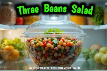 AI Voice Over Recipe Refreshing Three Beans Salad Recipe | Healthy, Easy, Delicious Salad for Summer