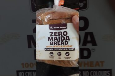 Zero maida bread from "the health factory"                                   #youtubeshorts