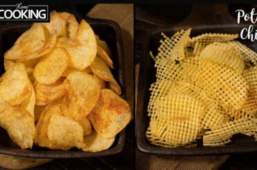 Crispy Potato Chips | Potato Recipes | Evening Snacks Recipe | Aloo Chips | Kids School Snack Ideas