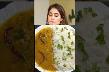 Janhvi Kapoor Favourite Dal Chawal Recipe #janhvikapoor#favourite#healthy#dahichawal#recipe