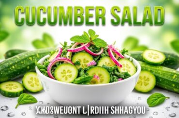 Cucumber Salad: Healthy Salad Recipes For Weight Loss And Hydration
