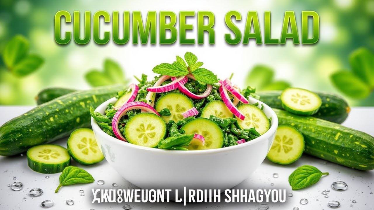 Cucumber Salad: Healthy Salad Recipes For Weight Loss And Hydration Cucumber Salad: Healthy Salad Recipes For Weight Loss And Hydration