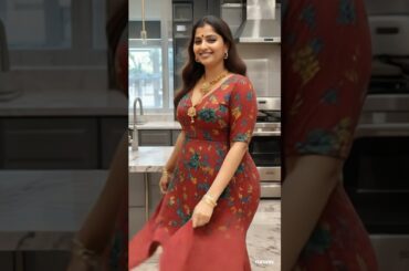 At Her Kitchen #shorts #shortsfeed #shortfeed #viral #trending #ai #saree
