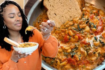 I can't stop making this ANTI-INFLAMMATORY Harissa Butter Beans Recipe | Dairy-free & High Protein