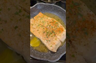 Herbed Salmon Fillets ASMR #cooking #food #asmr #foodie #recipe #seafood #shorts #dinner #yummy