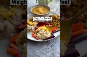 I eat balanced meals for Weightloss #balanceddiet #lunchideas #weightloss #indianfood #healthylunch