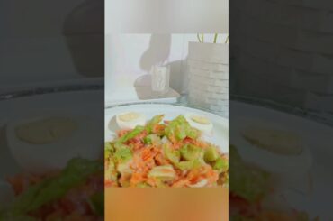 Quick Healthy Salad Recipe with Salad Dressing #food #eating #healthy #healthyfood  #trending #new