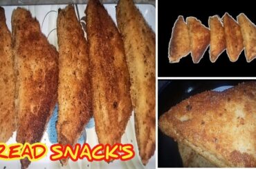 Easy Bread Snack in 10 Minutes |Crispy Bread Sandwich Recipe-Perfect Evening Snack- Breakfast Recipe