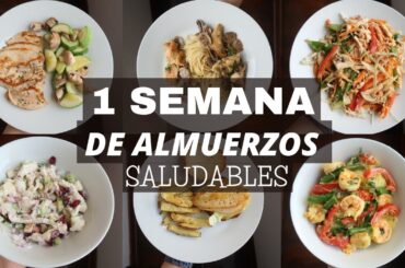 UNA SEMANA DE ALMUERZOS SALUDABLES | Michela Perleche
