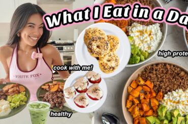 WHAT I EAT IN A DAY TO TONE UP | easy, high protein, healthy meals