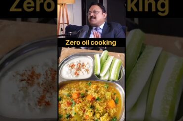 Zero oil cooking by Dr. Chhajer #shorts #viral #trending #healthy #recipe #ashortaday