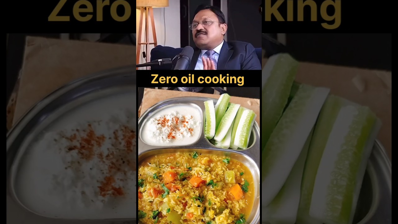 Zero oil cooking by Dr. Chhajer #shorts #viral #trending #healthy #recipe #ashortaday Zero oil cooking by Dr. Chhajer #shorts #viral #trending #healthy #recipe #ashortaday