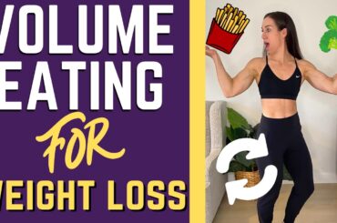 8 High Volume LOW CALORIE Food Swaps For CALORIE DEFICIT DIET