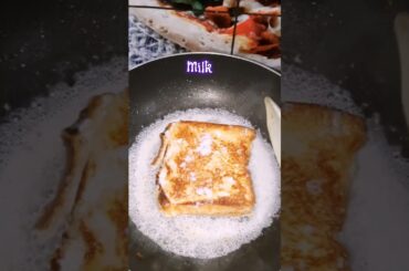 Banana milk Toast Recipe|Healthy Breakfast ideas|Sandwich Recipe #shorts #recipe