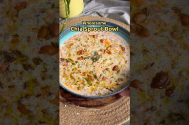 Healthy Chia Sprout Bowl for Weight loss | High Protein recipe | Easy Salad recipes | lunch ideas